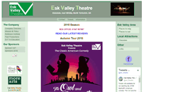 Desktop Screenshot of eskvalleytheatre.co.uk